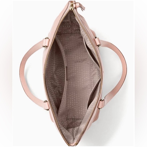 Kate Spade Larchmont Avenue Penny Pink Pebble Leather Tote Bag Purse NWT ♠️ - Picture 4 of 12